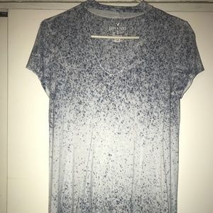 American Eagle AEO Blue Soft & Sexy Choker T-Shirt
